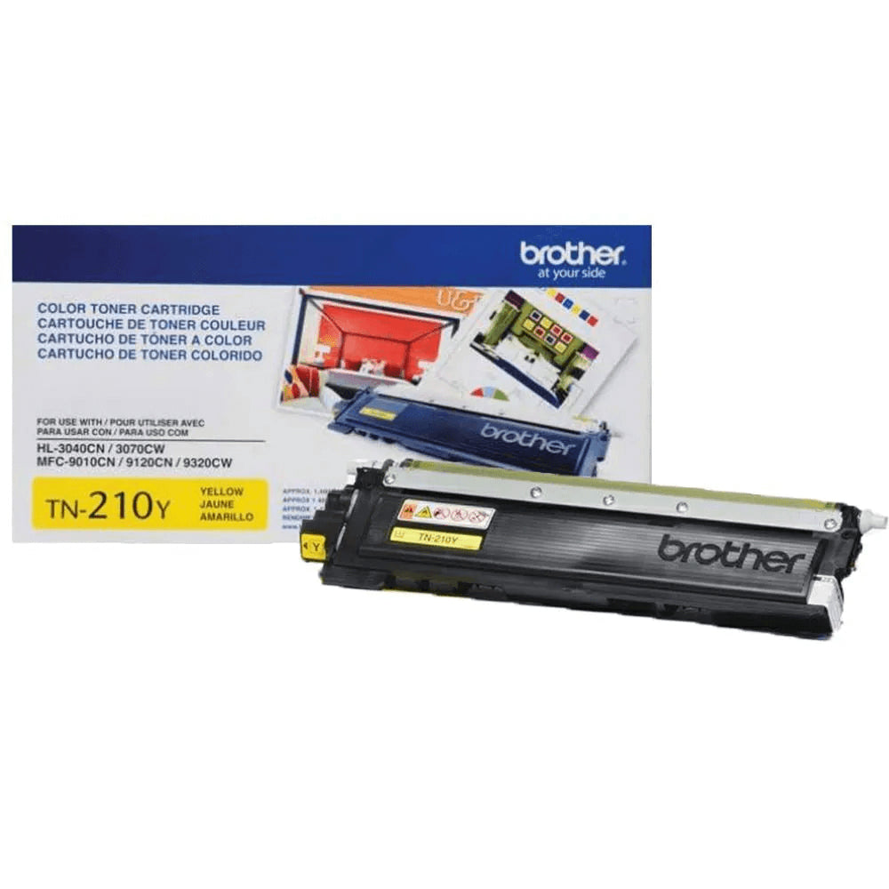 Cartucho Toner Brother TN-210Y Amarelo - Impressorajato